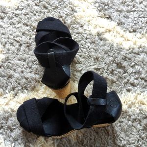 Tory Birch Espadrilles Adonis Black Wedge